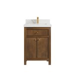 Chicago Teak 36 in. W x 22 in. D Center Sink Bathroom Vanity CHI_TK_DNT_CA_LZ_24FAUCET-150x150